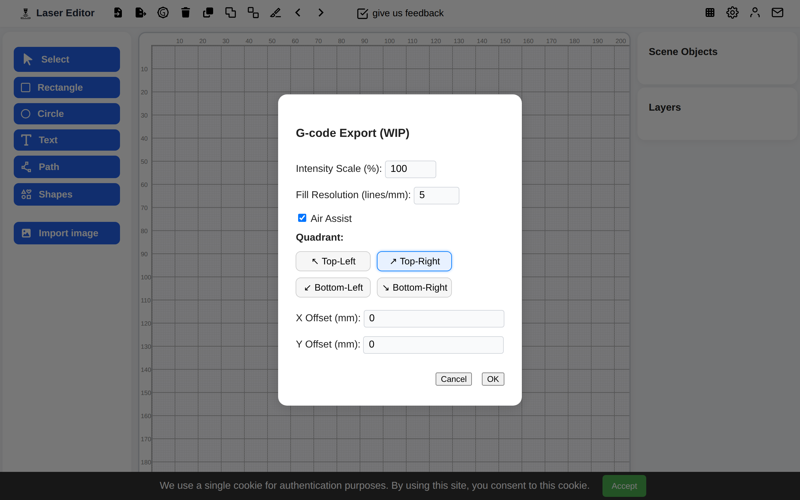 Direct G-Code Export